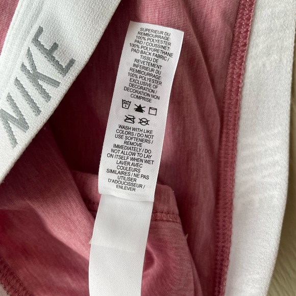 Nike Dri Fit Swoosh Classic Support Training Bra Size Large - Picture 7 of 9